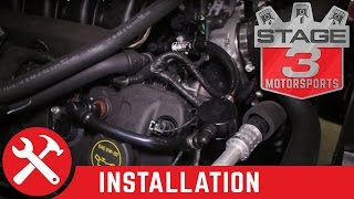 20112016 F150 50L JLT Passenger Side Oil Separator Install [upl. by Ecertak847]