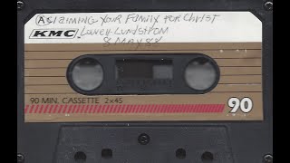 Lowell Lundstrom  Claiming Your Family For Christ Christian Sermon Lecture May 8 1988 Cassette [upl. by Gassman813]