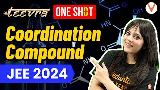 Coordination Compounds ONE SHOT PYQ Session  JEE 2024  Teevra  Free Crash Course  Durgesh Maam [upl. by Rann]