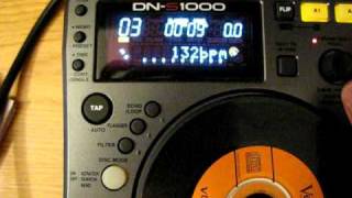 Denon DNS1000 DJ mp3 player [upl. by Gristede697]