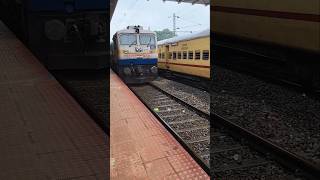 Nilambur road shoranur express special in angadippuram railway station song train [upl. by Lubba]