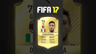 Gianluigi Donnarumma FIFA Card Evolution 😳🔥 [upl. by Sergo827]