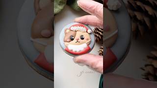 🎄🐱Cute Christmas cookie decorating with royal icing cookiedecorating christmas royalicing [upl. by Ridan321]