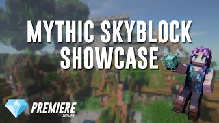 Mythic Skyblock Showcase  119 Premade Minecraft Server Drag and Drop [upl. by Hallock205]