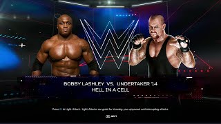 WWE 2K24 FULL MATCH — Bobby Lashley vs The Undertaker — Hell in a Cell Match [upl. by Schulman]