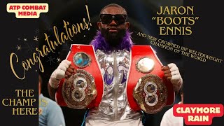 Congratulations to the new IBF welterweight champion Jaron Boots Ennis whats next lets talk [upl. by Perloff]