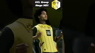 2526 UCL Firtst Match Manager Mode Dortmund FC25  UCL GroupStage MD1 BVB VS M05 [upl. by Sibella]