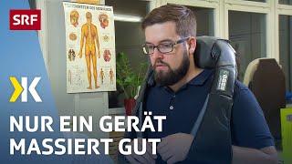 Massagegerät im Test Nur ein Gerät überzeugt  2019  Kassensturz  SRF [upl. by Bradski]