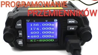 Programowanie przemienników na QYT KT8900D [upl. by Selinski342]