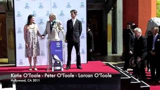 Peter OToole Footprint Ceremony Magic April 30 2011  Graumans Chinese Theater [upl. by Salisbury358]