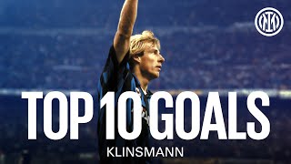 TOP 10 GOALS  KLINSMANN ⚫🔵🇩🇪 [upl. by Tice]