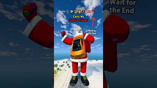 Cars vs Giant Santa Claus 🎅❌🤣  BeamNGDrive shorts beamng beamngdrive [upl. by Valer421]