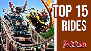 TOP 15 Rides at Bakken  2023 [upl. by Rogerg162]