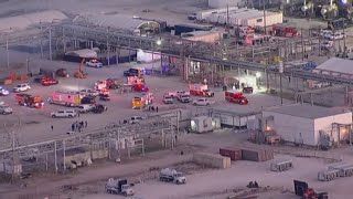 Two workers dead dozens injured after chemical release at PEMEX facility sheriff says [upl. by Nirad]