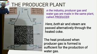 LESSON 26 WATER GAS AND PRODUCER GAS GASSIFICATION OF COKE [upl. by Anelrahc]