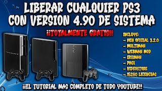 LIBERAR CUALQUIER PS3 490 FACIL  HEN OFICIAL  TIENDAS EL TUTORIAL MAS COMPLETO Y SIN FALLOS [upl. by Kram274]