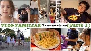 VLOG FAMILIAR Parte 1 semana 10 embarazo gemelar  Secadora asesina Vips y Laia estilista [upl. by Lib]