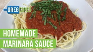 Marinara Sauce from Scratch – Gregcipes [upl. by Krystyna]