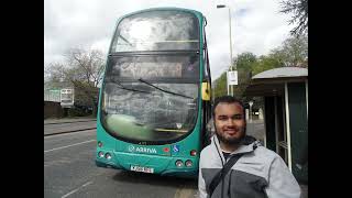 Wright Pulsar Gemini DAFVDL DB250 Arriva Leicester 4777 YJ56KFL Journey on the Service 48 Return [upl. by Hanikas]