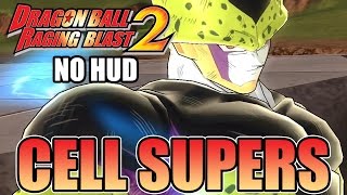 DBZ RB2 Movesets NO HUD  Cell [upl. by Winne949]