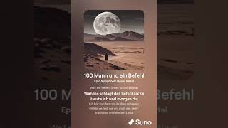 100 Mann und ein Befehl  Suno AI  Metal Cover [upl. by Acinomaj842]