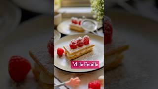 Mille Feuille  مالفيه  MilleFeuille pastry pastrycream cream diplomatcream diplomat explore [upl. by Sams]