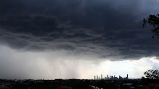 Severe storms rampage through southeast Queensland [upl. by Aihgn]