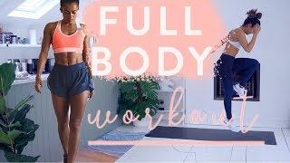 30 MINUTE FULL BODY WORKOUT  NO EQUIPMENT  Real Time  Shona Vertue [upl. by Orenid816]