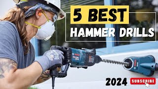 The 5 Best Hammer Drills 2024  Hammer Drill Review [upl. by Nodarb]