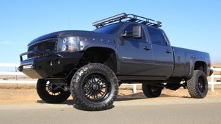 2011up ChevyGM Duramax build over view  Cognito Motorsports 79quot Lift [upl. by Melany]