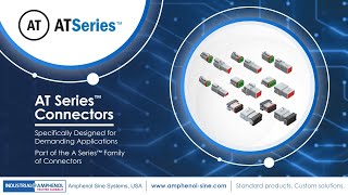 Amphenol Sine Systems  AT Series™ Connectors Full Overview [upl. by Nyladnar]