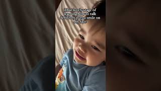 That toddler gibberish toddlerlife toddlers toddlertalk parenthoodunplugged ytshortsvideo [upl. by Sonitnatsnok]