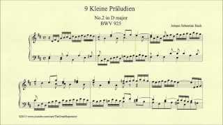 Bach Prelude in D major BWV 925 Harpsichord [upl. by Refannej]