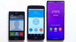 3 LG Phone incoming calls Lifes Good 2012 VS 2016 VS 2020 ringtones [upl. by Rusell217]