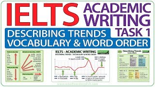 IELTS Academic Writing Task 1  Describing Trends  IELTS Vocabulary amp Word Order  Business English [upl. by Shannah]