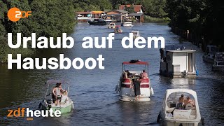 Urlaub in Deutschland  Mit dem Hausboot auf der Müritz [upl. by Annodahs423]