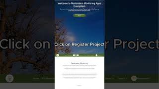 How to register project for Regreening App [upl. by Dela]