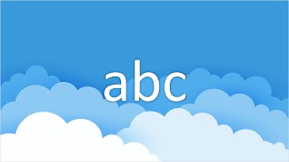 Lowercase abc Learn English Vocabulary  Alphabet G2 [upl. by Teemus]