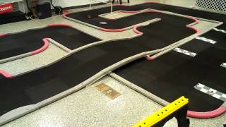 Kyosho Brushless Miniz MR03VE first time around RCP track [upl. by Nilam]