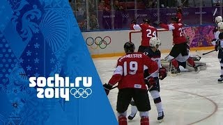 Ice Hockey  Mens SemiFinal  USA v Canada  Sochi 2014 Winter Olympics [upl. by Sternlight]