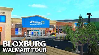 touring a REALISTIC WALMART in BLOXBURG 23 MILLION [upl. by Herc724]