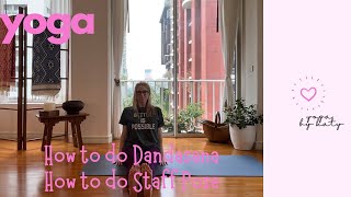 How to do Dandasana How to do Staff Pose [upl. by Mariam]