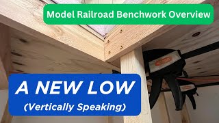 Simple Model Railroad BenchworkModel Railroad Benchwork Overview [upl. by Hanikahs]