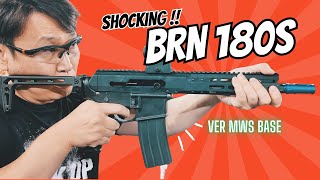 EHT Brn180 Sports Airsoft gun  MWS Base [upl. by Nima]