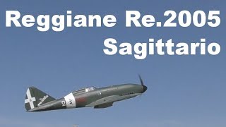 Reggiane Re2005 Sagittario scale RC aircraft 2018 [upl. by Hanako]