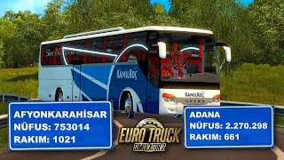 EURO TRUCK SIMULATOR 2  AFYON  ADANA [upl. by Sikes]