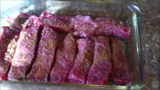 Making Biltong  Delicious cured meat [upl. by Ledba]