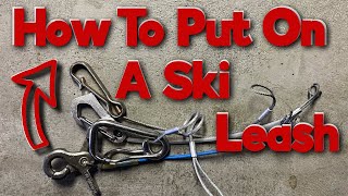 Telemark Tech Tips  How to Put On A Telemark Ski Leash [upl. by Aihsekel]