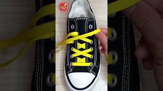 How To Tie Shoelaces Shoe Lacing Styles shoelace Shorts [upl. by Fattal719]