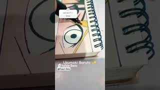 Drawing Boruto Uzumaki from Naruto Boruto video [upl. by Aeet399]